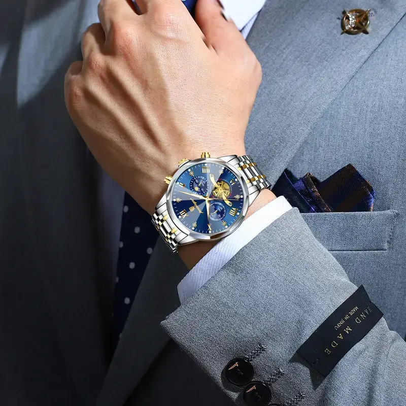 Picture of Poedagar 938 model new Men's watch special discount unique design Diamond cutting glass chronograph active waterproof wrist-watche FOR men