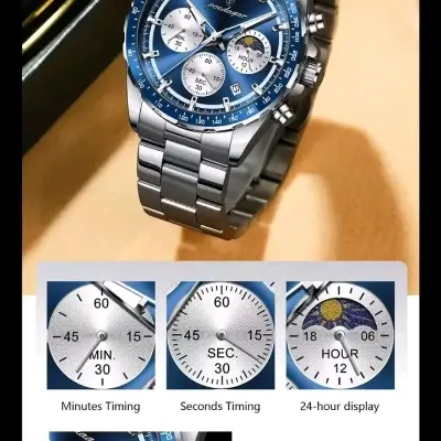 Picture of Poedagar 879 new Men's watch Chronograph active luxury fashion exclusive design waterproof imported wrist-watche for Men