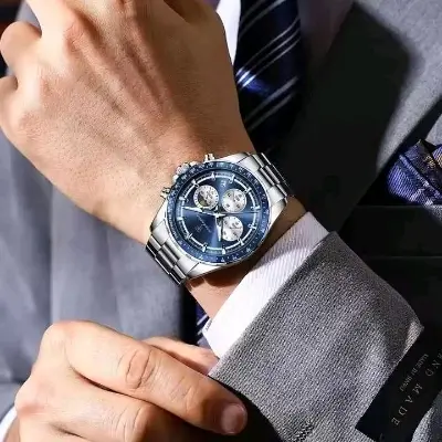 Picture of Poedagar 879 new Men's watch Chronograph active luxury fashion exclusive design waterproof imported wrist-watche for Men