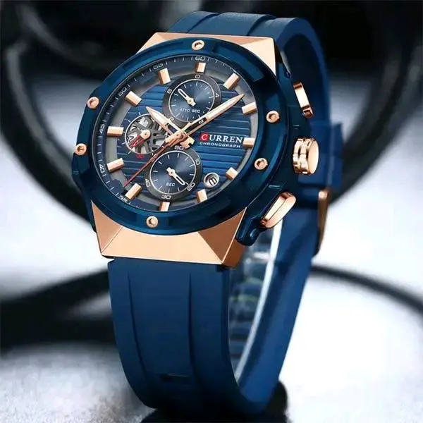 Picture of CURREN 8462 Men Watches special discount Top Brand Silicone Sport Luminous Watch Men Chronograph active Date Clock Waterproof Wristwatch Chronograph Clock