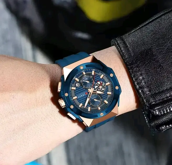 Picture of CURREN 8462 Men Watches special discount Top Brand Silicone Sport Luminous Watch Men Chronograph active Date Clock Waterproof Wristwatch Chronograph Clock