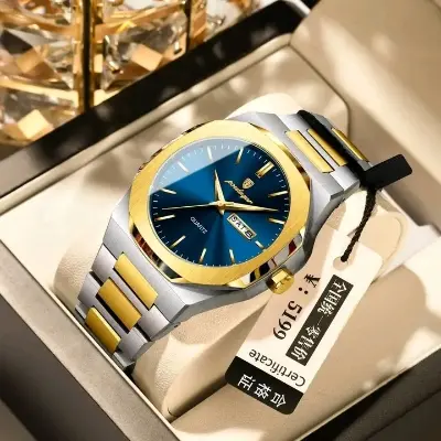 Picture of Poedagar 825 new Model Men's watch special discount unique design imported exclusive collection luxury fashion stainless steel waterproof quartz movement wrist-watch for Men