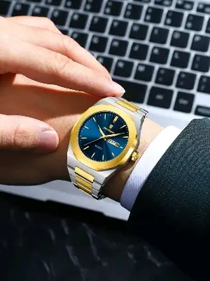 Picture of Poedagar 825 new Model Men's watch special discount unique design imported exclusive collection luxury fashion stainless steel waterproof quartz movement wrist-watch for Men