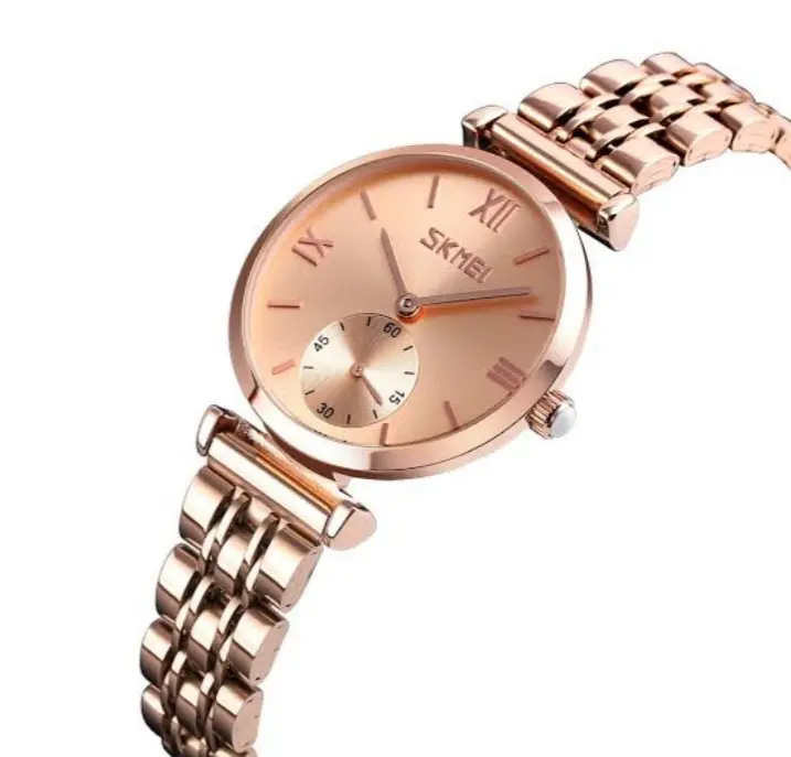 Picture of Skmei 9198 new Ladies watch Top brand Quartz movement waterproof stainless steel direct import luxury fashion exclusive design Romantic love for gift wrist-watche for Women