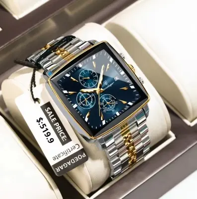 Picture of Poedagar 866 Men's watch special discount stainless steel direct import chronograph active unique style waterproof wrist-watche for men