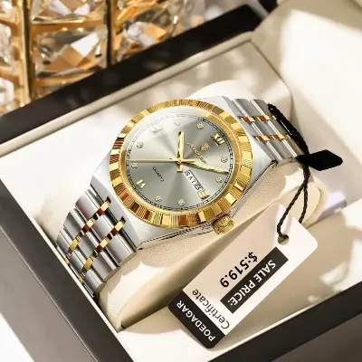Picture of Poedagar 872 new Model Men's watch special discount unique design imported exclusive collection luxury fashion stainless steel waterproof quartz movement wrist-watch for Men