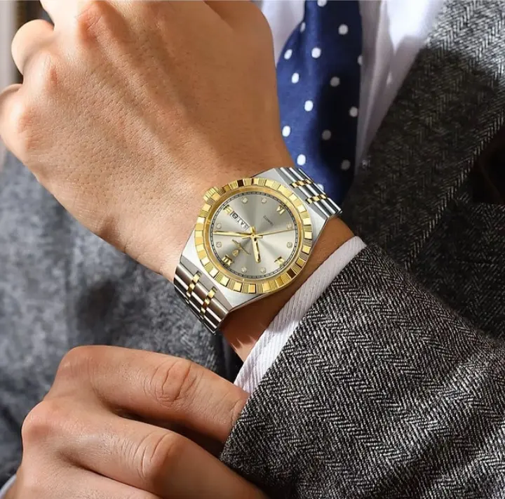 Picture of Poedagar 872 new Model Men's watch special discount unique design imported exclusive collection luxury fashion stainless steel waterproof quartz movement wrist-watch for Men