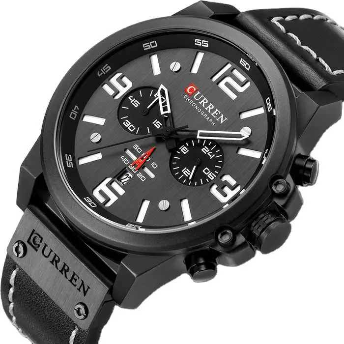 Picture of CURREN 8314 Men's Watch artificial belt Fashion Unique design imported Sports Six Pin Chronograph active Watch  Waterproof Wrisrtwatch for Men