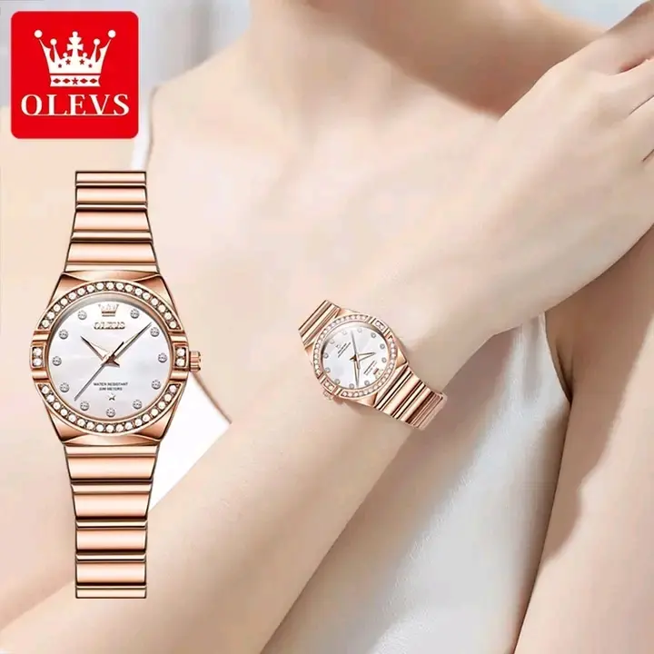 Picture of Olevs 9975 brand new Ladies watch special discount luxury fashion stainless steel wrist-watche for women
