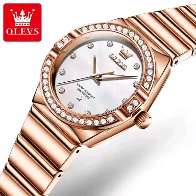 Picture of Olevs 9975 brand new Ladies watch special discount luxury fashion stainless steel wrist-watche for women