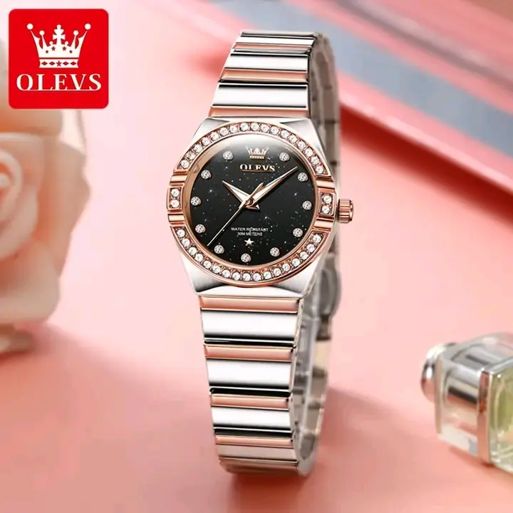 Picture of Olevs 9975 brand new Ladies watch special discount luxury fashion stainless steel wrist-watche for women