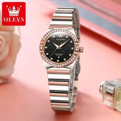 Picture of Olevs 9975 brand new Ladies watch special discount luxury fashion stainless steel wrist-watche for women