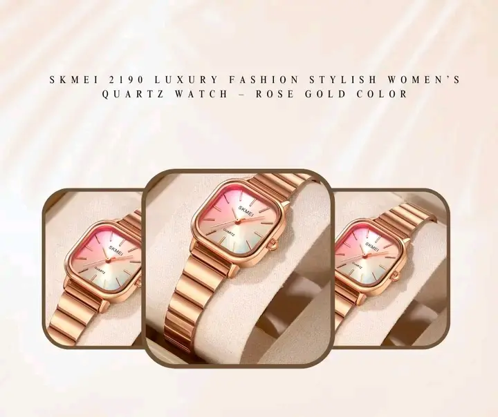 Picture of Skmei Top Brand Luxury Stainless Steel Strap Quartz Wristwatch For Ladies Watches Waterproof Clock reloj mujer