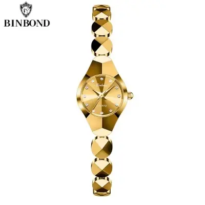 Picture of Binbond 220 new Model quartz Ladies watch unique design Romantic love waterproof stainless steel strap impoted wrist-watche for Women