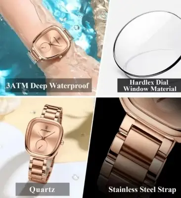 Picture of Poedagar 783 new Quartz Ladies watch unique design Romantic love gift stainless steel direct import from company waterproof wrist-watche for Women