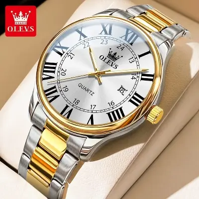 Picture of Olves 2911 new luxury fashion stainless steel imported quartz movement wrist-watch FOR men