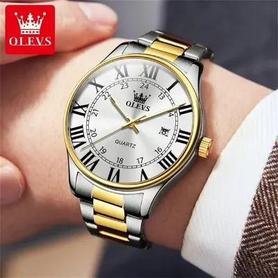 Picture of Olves 2911 new luxury fashion stainless steel imported quartz movement wrist-watch FOR men