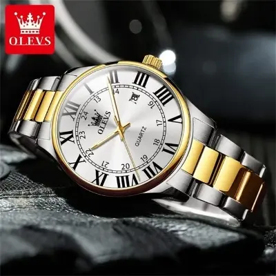 Picture of Olves 2911 new luxury fashion stainless steel imported quartz movement wrist-watch FOR men