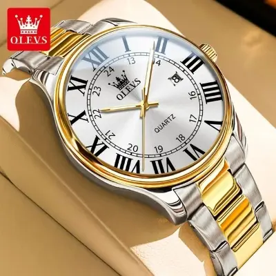 Picture of Olves 2911 new luxury fashion stainless steel imported quartz movement wrist-watch FOR men