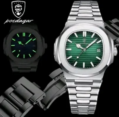 Picture of Poedagar 613 new gorgeous fashion stainless steel imported waterproof quartz movement wrist-watch for Men