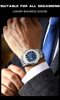 Picture of Poedagar 613 new gorgeous fashion stainless steel imported waterproof quartz movement wrist-watch for Men