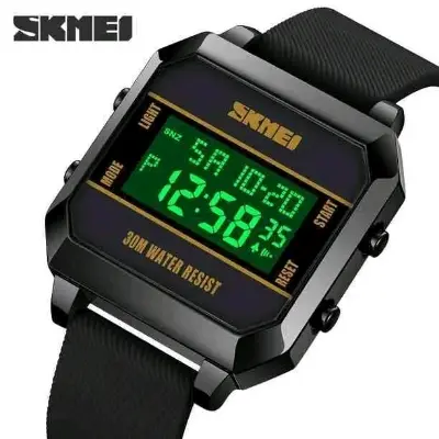 Picture of Skmei luxury fashion digital display imported Silicon belt waterproof wrist-watche for men