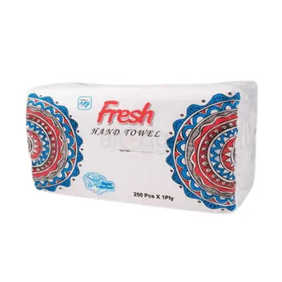 Picture of Fresh Hand Towel White 250 pcs Poly