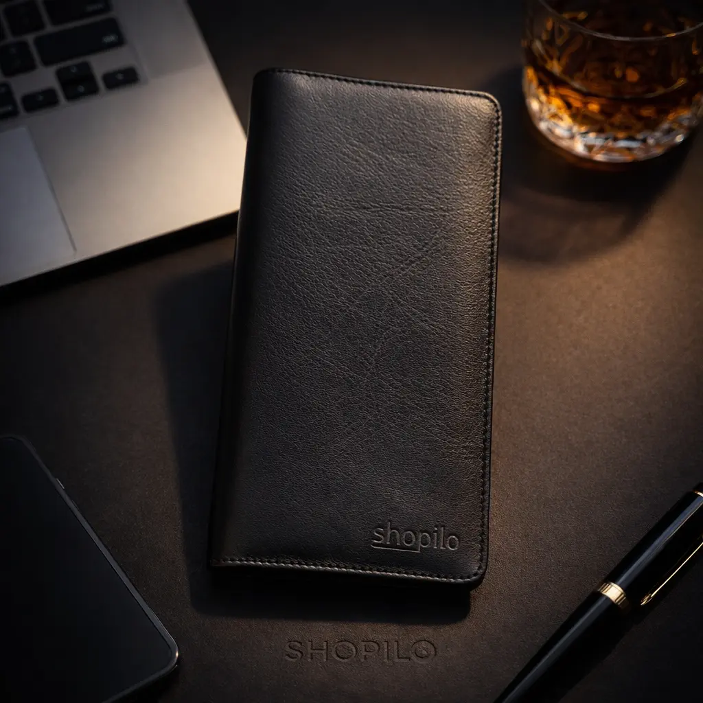 Picture of Genuine Leather Long Wallet (Dual Mobile Chamber)