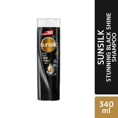 Picture of Sunsilk Shampoo Stunning Black Shine 340ml