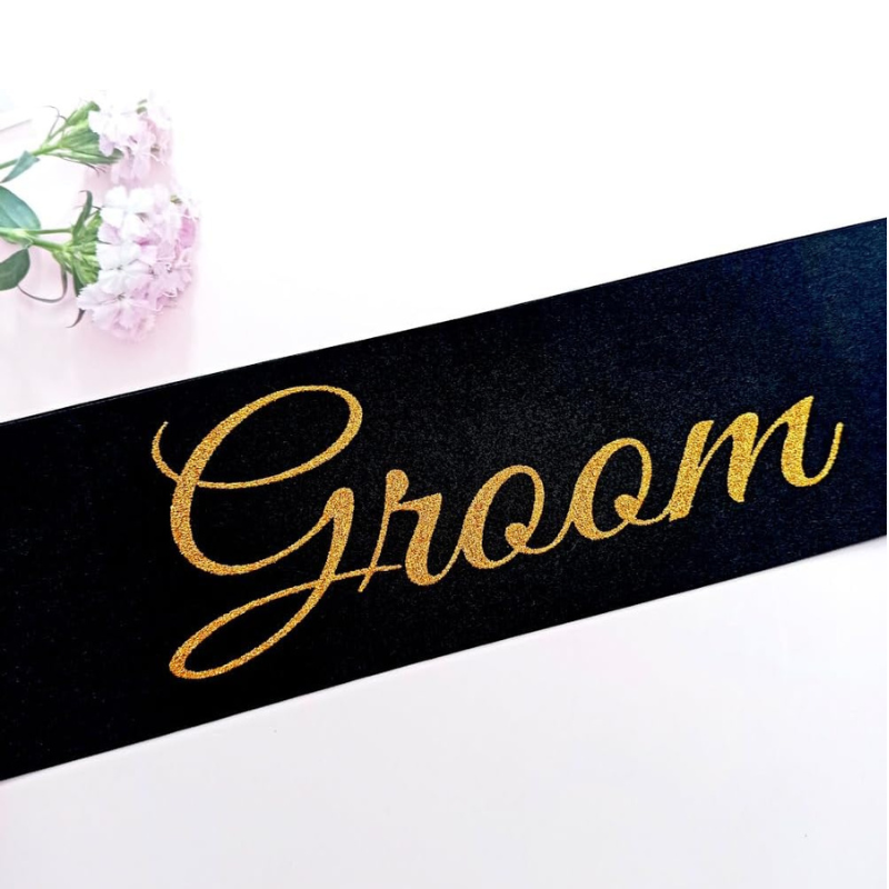 Groom to Be Sash for Future Groom, Wedding, Bachelor Party Accessory- (1 Pcs)