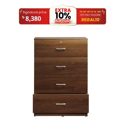 Picture of Regal Harper Laminated Board Chest Of Drawer Antique