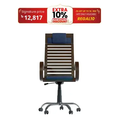 Picture of Regal Wooden Swivel Chair