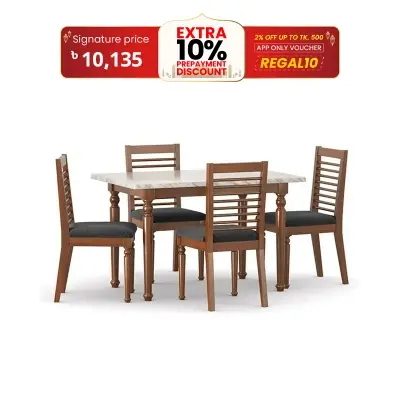 Picture of Dining Table EDESSA TDH-341-3-1-20 (4 Seater)