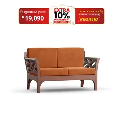 Picture of Regal DOUBLE SOFA- FLORIDA Loose cushion Sofa-SDC-371-3-1-20(Fabric-2152) (DOUBLE)