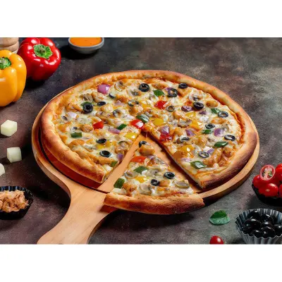 Picture of Chicken Supreme Pizza 7``