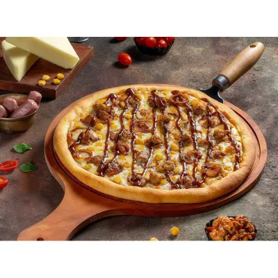 Picture of BBQ Deluxe Pizza 12``