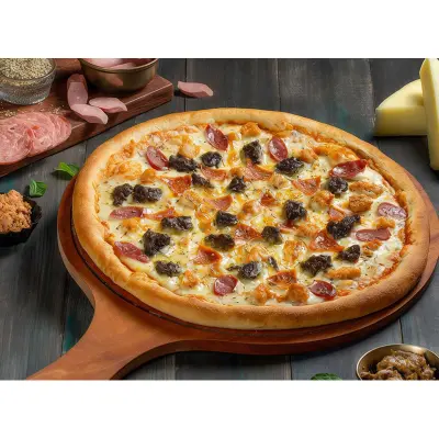 Picture of Meat Heaven Pizza 7``