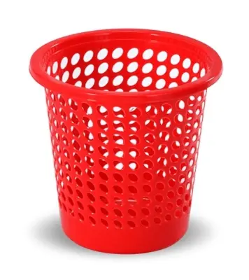 Picture of Dust Keeper Paper Basket Medium Red
