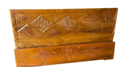 Picture of Bed khat solid wood king size 72 inc by 81 inc - Brown - King