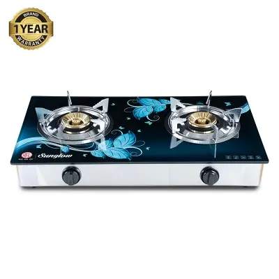 Picture of RFL Double Glass Gas Stove (SUNGLOW) - Cylinder Gas