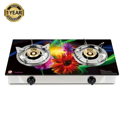 Picture of RFL Double Glass Gas Stove (VALENTA) - Cylinder Gas