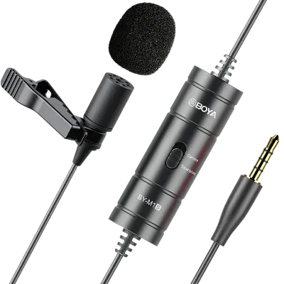 Picture of BOYA BY-M1S Universal Lavalier Microphone
