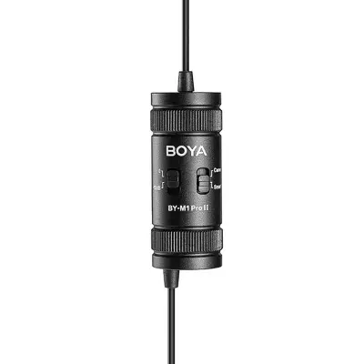 Picture of BOYA BY-M1 Pro II Universal Lavalier Microphone ( no need batteries )
