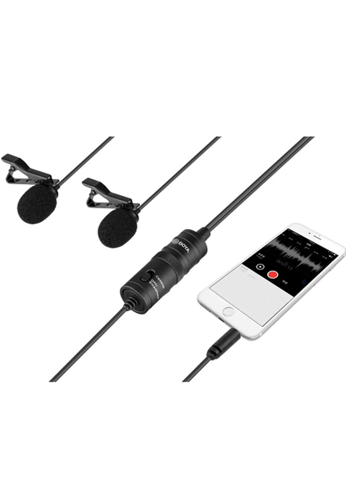 Picture of BOYA BY-M1DM Dual Omni-directional Lavalier Mic