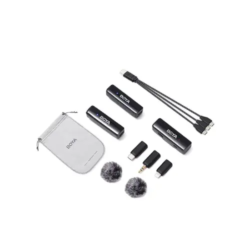Picture of BOYA BOYALINK A2 All-in-one Design Wireless Microphone System without charging case