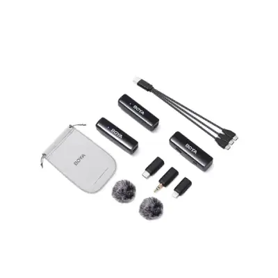 Picture of BOYA BOYALINK A2 All-in-one Design Wireless Microphone System without charging case