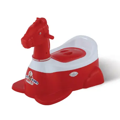 Picture of RFL Horse Baby Potty Training Toilet Chair – Durable & Ergonomic Design for Kids (Red & White)