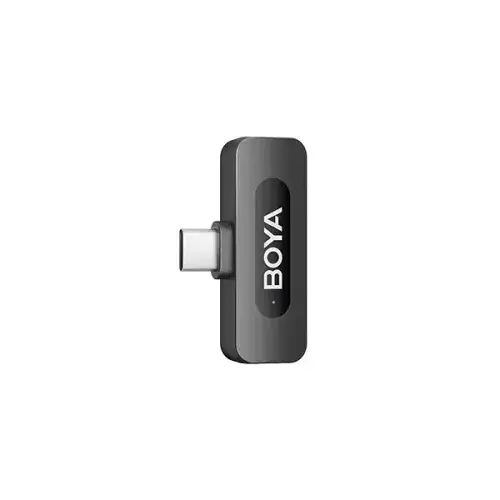 Picture of BOYA BY-V30 2.4 GHz Dual-Channel Wireless Microphone (2RX, 1TX) for Type C Device