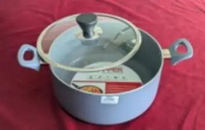 Picture of TPR NS Marbel Coated Casserole with Lid- 26 cm