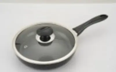 Picture of TPR NS Ceramic Coated Fry Pan With Lid 26 CM Black